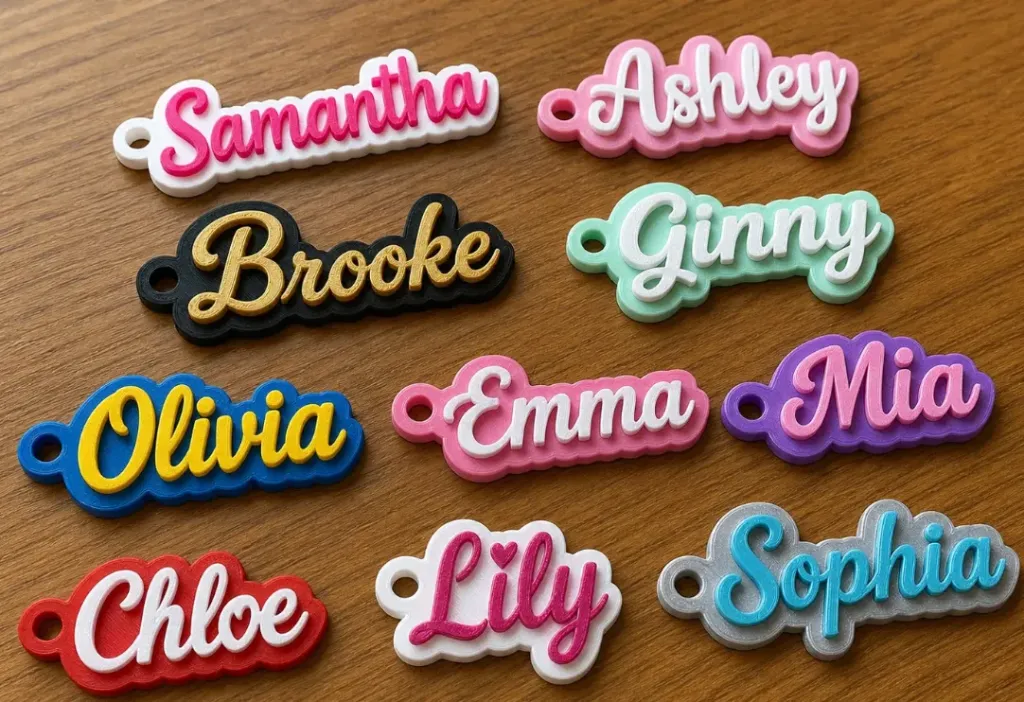 Llavero personalizado 2 colores   con cadena y resina (28 mm)