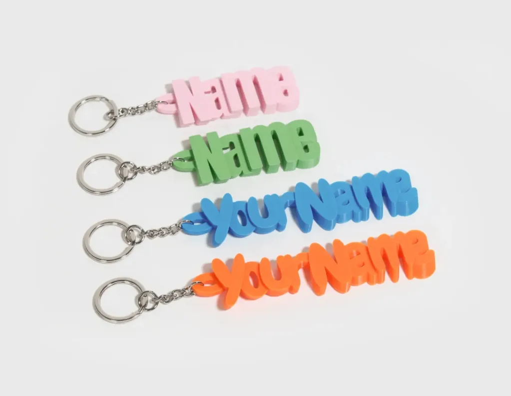 Name Tag personalizado ( 1 color, google font)