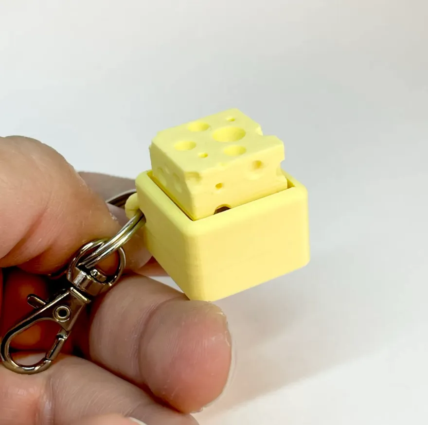 Llavero Clicker Queso