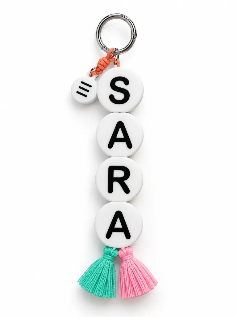 Charms cuentas de letras grandes