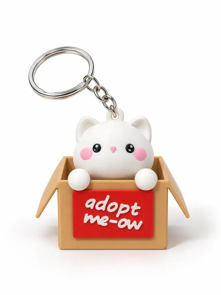 Clicker llavero Gato en Caja