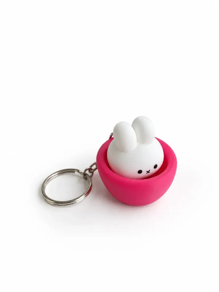 Llavero Clicker Maceta de Conejo
