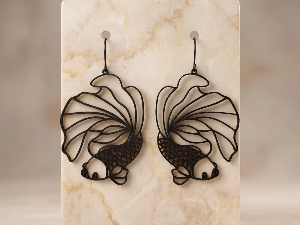Aretes Pez Koi